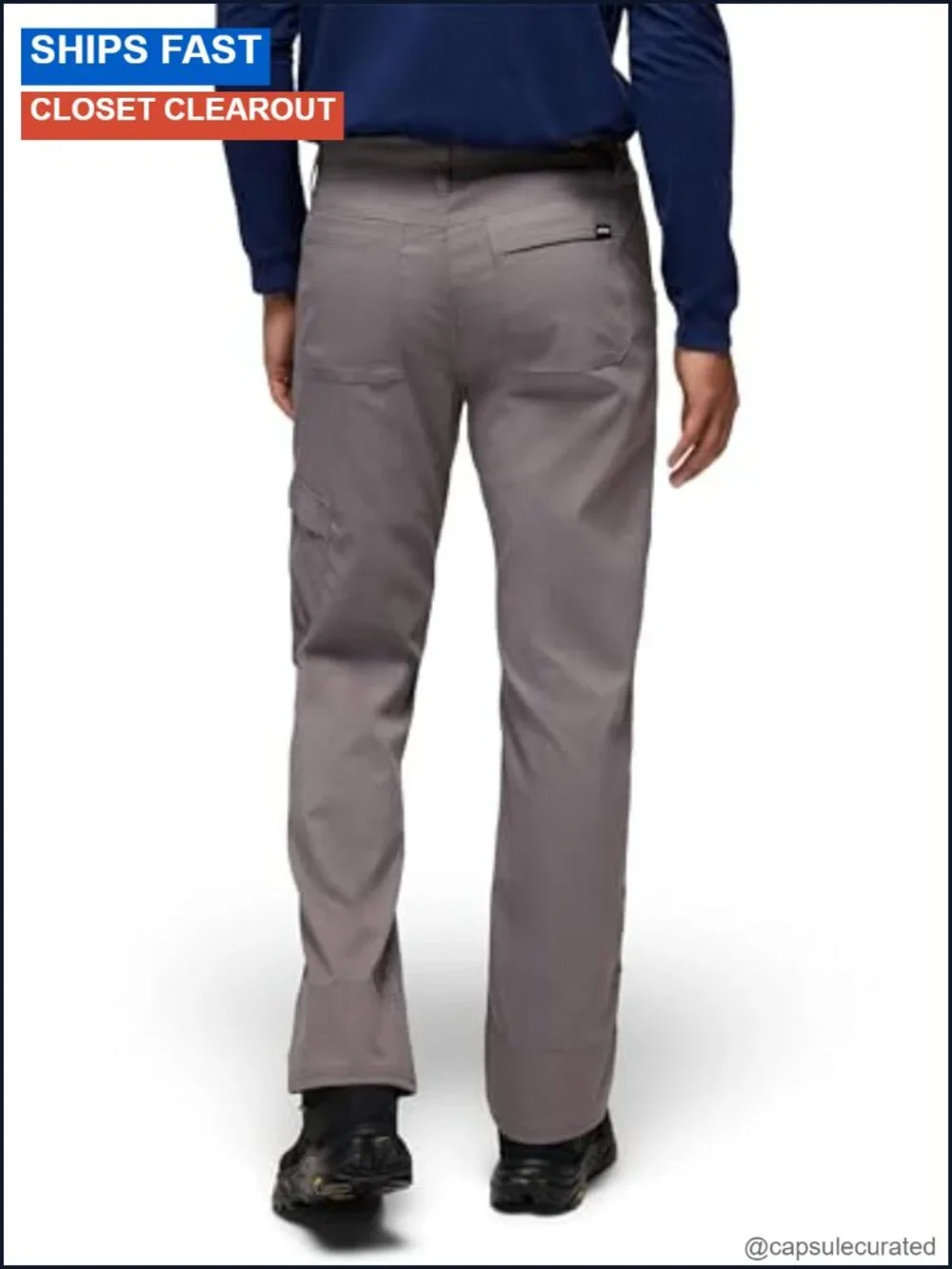 Men's Stretch Cargo Pants Quick Dry Multi-Pocket Hiking Trousers